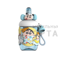 Бутылка для воды Crayon Shin-chan Tritan Space Cup 650ml LX-4174 White