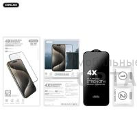 Защитное стекло 10-in-1 Supglass SG-01 4X Quadruple Strength Glass, для iPhone 15 Pro Max
