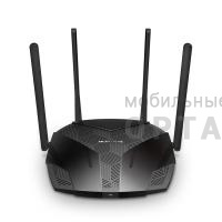 Роутер беспроводной Mercusys MR80X 10/100/1000BASE-TX, черный(1/10)