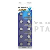 Элемент питания SAMSUNG PLEOMAX AG6 (370) LR920, LR69 Button Cell (10/100/1000/98000)