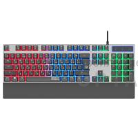 Клавиатура проводная игровая DEFENDER Riddle GK-405 RU,104кн+FN,радужн,1.5м, черный (1/10)