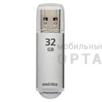 Флешка USB 32 Гб   Smartbuy  V-Cut  серебро