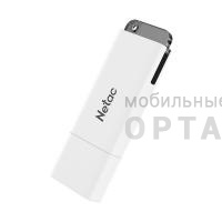 Флешка USB 32 Гб   Netac U185 с LED индикатором, белый